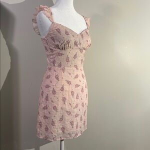Princess Polly Pink Floral Mini Dress
